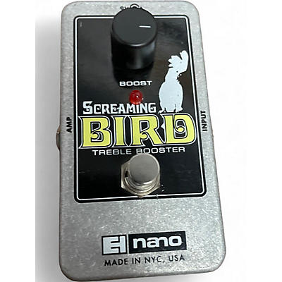 Used Electro-Harmonix Screaming Bird Treble Booster Effect Pedal