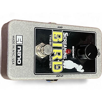 Used Electro-Harmonix Screaming Bird Treble Booster Effect Pedal