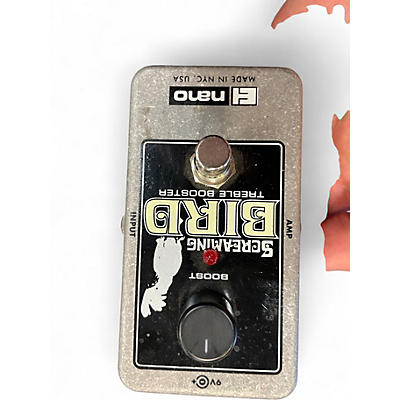 Used Electro-Harmonix Screaming Bird Treble Booster Effect Pedal