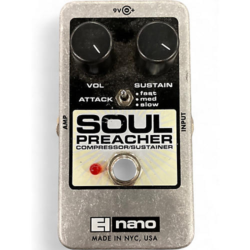 Used Electro-Harmonix Soul Preacher Nano Compressor / Sustainer Effect Pedal