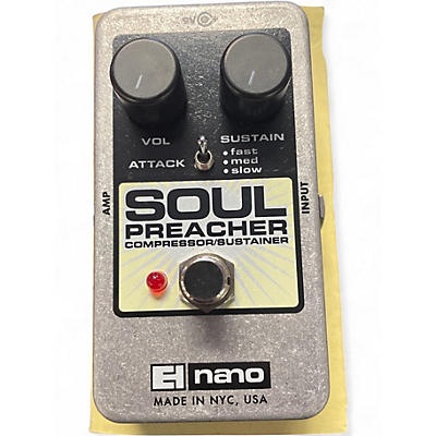 Used Electro-Harmonix Soul Preacher Nano Compressor / Sustainer Effect Pedal