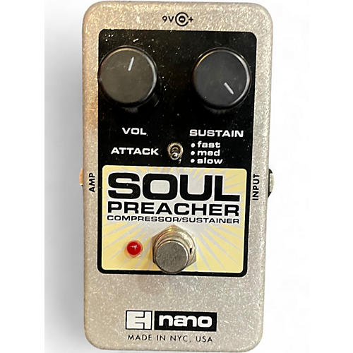 Used Electro-Harmonix Soul Preacher Nano Compressor / Sustainer Effect Pedal