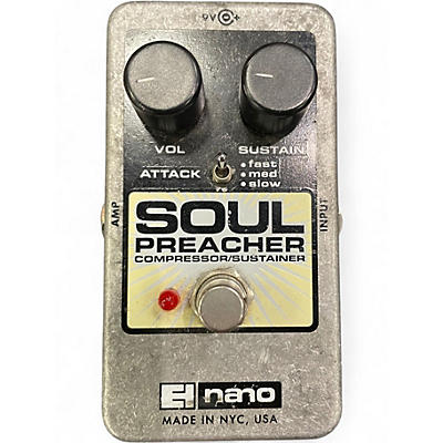 Used Electro-Harmonix Soul Preacher Nano Compressor / Sustainer Effect Pedal