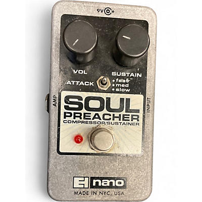 Used Electro-Harmonix Soul Preacher Nano Compressor / Sustainer Effect Pedal