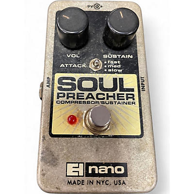 Used Electro-Harmonix Soul Preacher Nano Compressor / Sustainer Effect Pedal