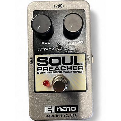 Used Electro-Harmonix Soul Preacher Nano Compressor / Sustainer Effect Pedal