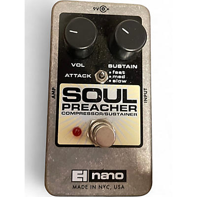 Used Electro-Harmonix Soul Preacher Nano Compressor / Sustainer Effect Pedal