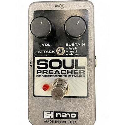 Used Electro-Harmonix Soul Preacher Nano Compressor / Sustainer Effect Pedal