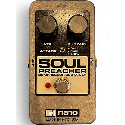 Used Electro-Harmonix Soul Preacher Nano Compressor / Sustainer Effect Pedal