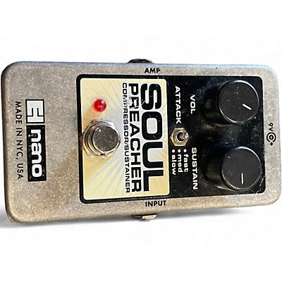 Used Electro-Harmonix Soul Preacher Nano Compressor / Sustainer Effect Pedal