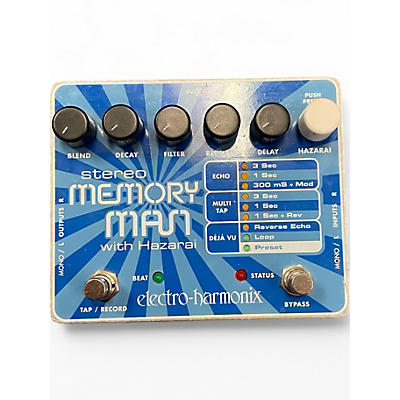 Used Electro-Harmonix Stereo Memory Man Hazarai Looper Effect Pedal