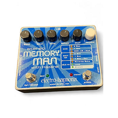 Used Electro-Harmonix Stereo Memory Man Hazarai Looper Effect Pedal