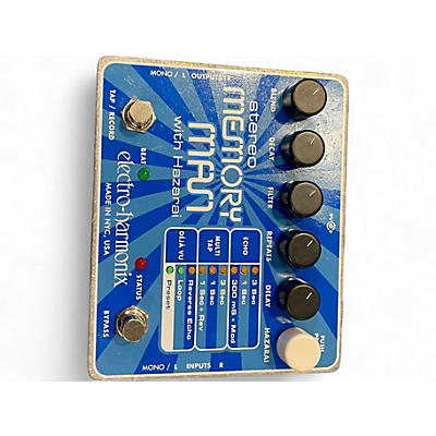 Used Electro-Harmonix Stereo Memory Man Hazarai Looper Effect Pedal