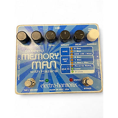 Used Electro-Harmonix Stereo Memory Man Hazarai Looper Effect Pedal
