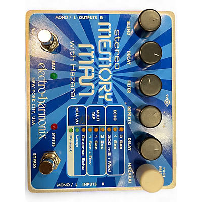 Used Electro-Harmonix Stereo Memory Man Hazarai Looper Effect Pedal