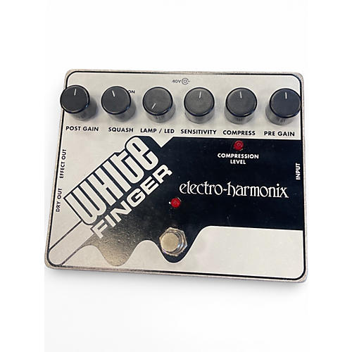 Used Electro-Harmonix White Finger Compressor Effect Pedal
