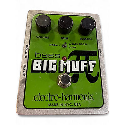 Used Electro-Harmonix XO Bass Big Muff Distortion Bass Effect Pedal