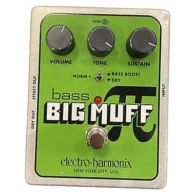 Used Electro-Harmonix XO Bass Big Muff Distortion Bass Effect Pedal