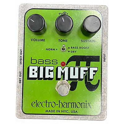 Used Electro-Harmonix XO Bass Big Muff Distortion Bass Effect Pedal