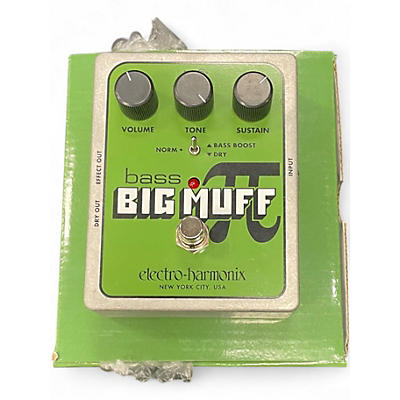 Used Electro-Harmonix XO Bass Big Muff Distortion Bass Effect Pedal