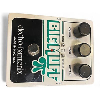 Used Electro-Harmonix XO Big Muff with Tone Wicker Distortion Effect Pedal