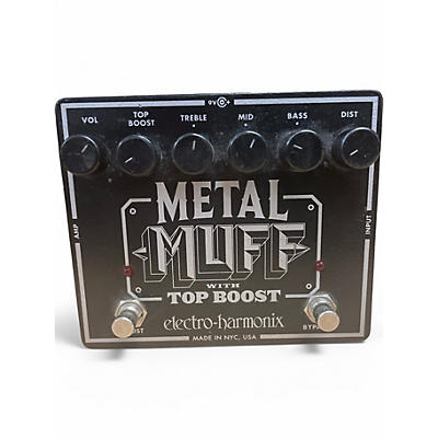 Used Electro-Harmonix XO Metal Muff with Top Boost Distortion Effect Pedal