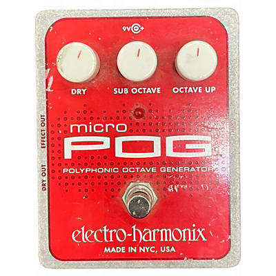 Used Electro-Harmonix XO Micro POG Polyphonic Octave Generator Effect Pedal