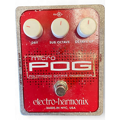 Used Electro-Harmonix XO Micro POG Polyphonic Octave Generator Effect Pedal