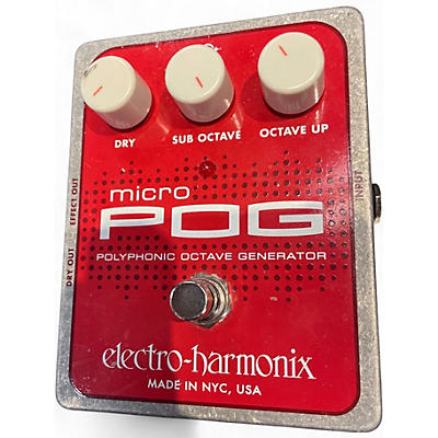 Used Electro-Harmonix XO Micro POG Polyphonic Octave Generator Effect Pedal