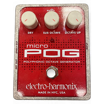 Used Electro-Harmonix XO Micro POG Polyphonic Octave Generator Effect Pedal