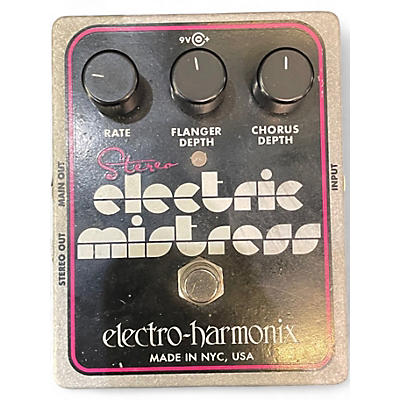Used Electro-Harmonix XO Stereo Electric Mistress Flanger / Chorus Effect Pedal