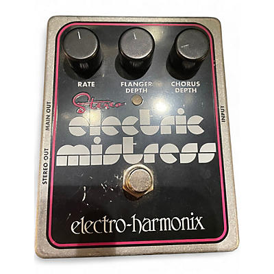 Used Electro-Harmonix XO Stereo Electric Mistress Flanger / Chorus Effect Pedal