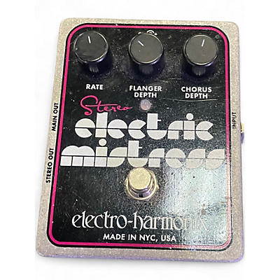 Used Electro-Harmonix XO Stereo Electric Mistress Flanger / Chorus Effect Pedal