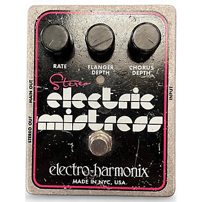 Used Electro-Harmonix XO Stereo Electric Mistress Flanger / Chorus Effect Pedal