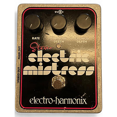 Used Electro-Harmonix XO Stereo Electric Mistress Flanger / Chorus Effect Pedal