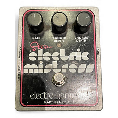 Used Electro-Harmonix XO Stereo Electric Mistress Flanger / Chorus Effect Pedal