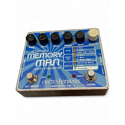 Used Electro-Harmonix XO Stereo Memory Man with Hazarai Delay Effect Pedal