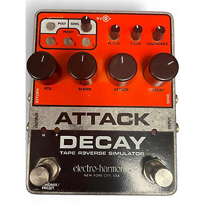 Used Electro-Harmonix attack decay tape reverse sim Effect Pedal