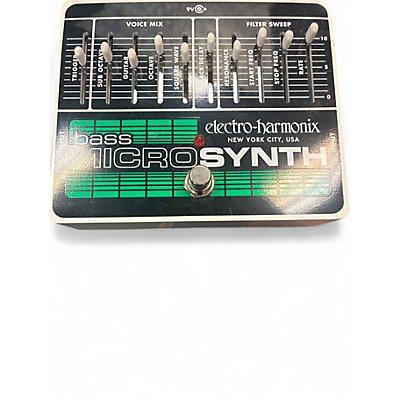 Used Electro  Harmonix bass microsynth Pedal