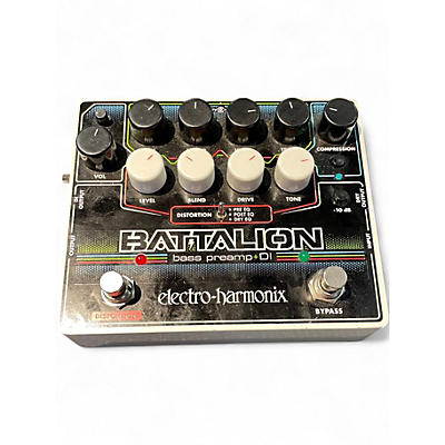 Used Electro-Harmonix battalion Bass Effect Pedal