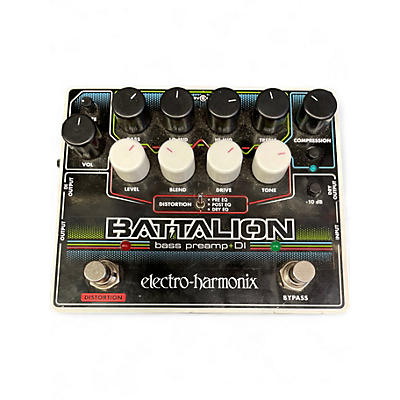Used Electro-Harmonix battalion Bass Effect Pedal