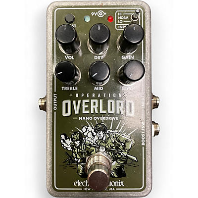 Used Electro-Harmonix operation overlord Effect Pedal