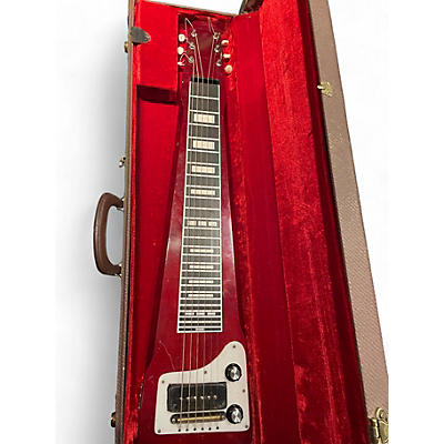 Used Electro Lap Steel Guitar Candy Apple Red Lap Steel