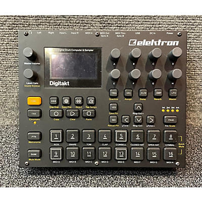 Elektron Used Elektron Digitakt 8 Voice Digital Drum Machine And Sampler Production Controller