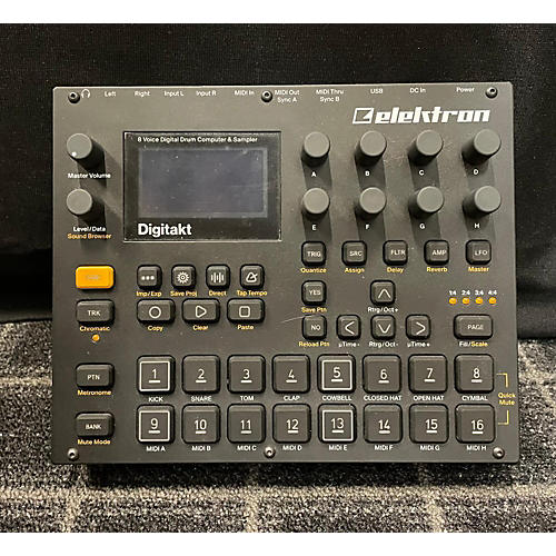 Elektron Used Elektron Digitakt 8-voice Drum & Sampler Production Controller