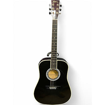 Used Elezan AL-100 BLACK Acoustic Electric Guitar