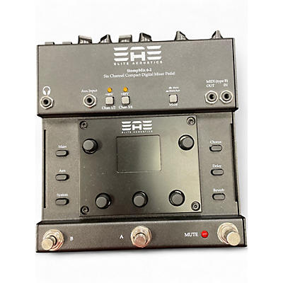 Used Elite Acoustics Eae StompMix 6-2 - Six Chan Digital Pedalboa Powered Mixer