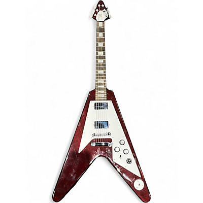 Used Ellis Guitars V TYPE NATURAL Solid Body Electric Guitar