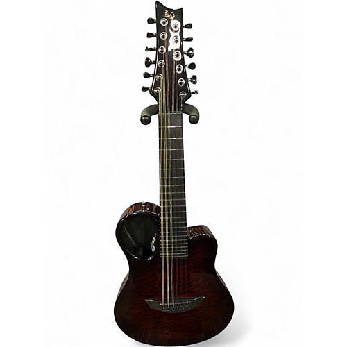 Used Emerald AMICUS BURGUNDY  BURL Mandolin BURGUNDY  BURL