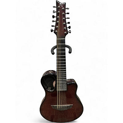 Used Emerald AMICUS RED 12 String Acoustic Electric Guitar